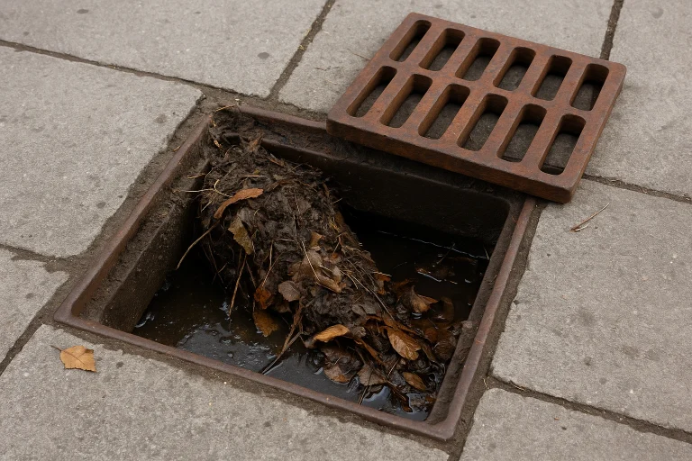 Βουλωμένα φρεάτια στην Αθήνα