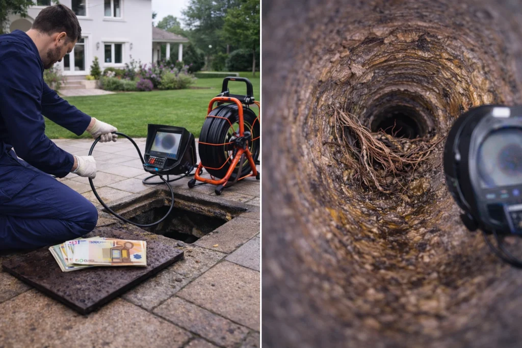 Απόφραξη Αποχέτευσης Κηφισιά με Κάμερα – Οριστική Διάγνωση